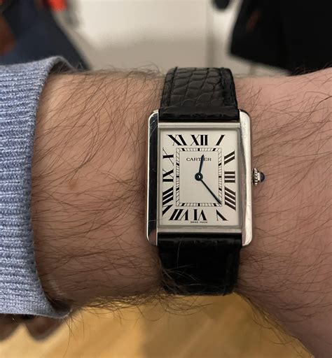 cartier tank solo large dimensions
